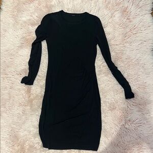 Elie Tahari Black Long Sleeve Bodycon Dress – Size Small